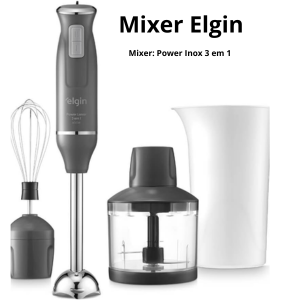 Imagem de um Mixer completo 3 em 1 da marca: Elgin, este aparelho vale o custo benefício